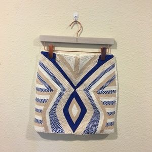 H&M Skirts - H&M blue and white rope mini skirt H&M Skirts - H&M blue and white rope mini skirt